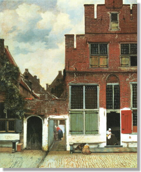 フェルメール　「デルフトの小路」